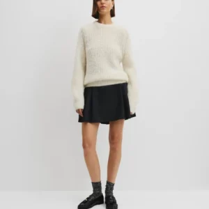 Tipped Crew Neck Knit