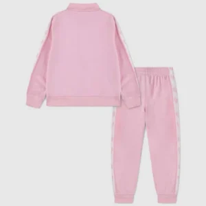 Full Zip Set With Logo Taping - Kids