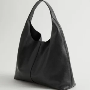 Maya Leather Buckle Tote Bag
