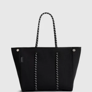 Maya Leather Buckle Tote Bag